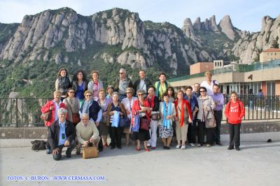 A los pies del Santuario de Montserrat
